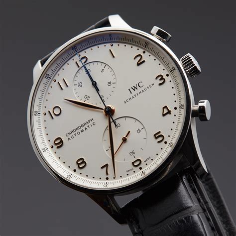 pre owned iwc portuguese chronograph